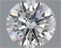 Natural Diamond 0.51 Carats, Round with Excellent Cut, I Color, I1 Clarity and Certified by GIA