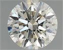 Natural Diamond 0.51 Carats, Round with Very Good Cut, K Color, VVS1 Clarity and Certified by GIA