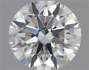 Picture of Natural Diamond 0.51 Carats, Round with Excellent Cut, J Color, VS1 Clarity and Certified by GIA