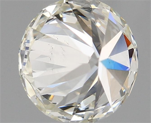 Picture of Natural Diamond 0.52 Carats, Round with Excellent Cut, J Color, VS2 Clarity and Certified by GIA