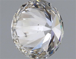 Picture of Natural Diamond 0.52 Carats, Round with Excellent Cut, K Color, SI1 Clarity and Certified by GIA