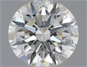 Natural Diamond 0.55 Carats, Round with Excellent Cut, K Color, VVS1 Clarity and Certified by GIA