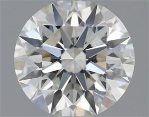 Picture of Natural Diamond 0.55 Carats, Round with Excellent Cut, K Color, VVS1 Clarity and Certified by GIA