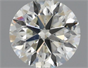 Natural Diamond 0.50 Carats, Round with Very Good Cut, J Color, SI1 Clarity and Certified by IGI