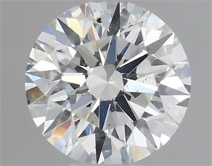 Picture of Natural Diamond 0.40 Carats, Round with Excellent Cut, F Color, SI2 Clarity and Certified by GIA