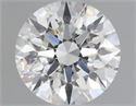 Natural Diamond 0.40 Carats, Round with Excellent Cut, I Color, SI1 Clarity and Certified by GIA