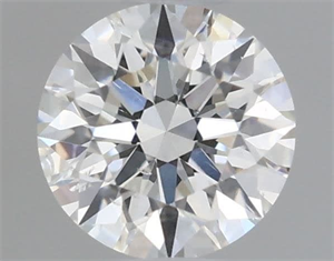 Picture of Natural Diamond 0.40 Carats, Round with Excellent Cut, I Color, SI1 Clarity and Certified by GIA