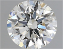 Natural Diamond 0.42 Carats, Round with Excellent Cut, K Color, VS2 Clarity and Certified by GIA