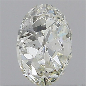 Picture of Natural Diamond 0.70 Carats, Round with Very Good Cut, J Color, I1 Clarity and Certified by GIA