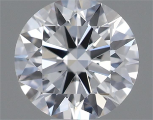 Picture of Natural Diamond 0.42 Carats, Round with Excellent Cut, F Color, VS2 Clarity and Certified by GIA