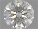 Natural Diamond 0.60 Carats, Round with Excellent Cut, J Color, SI2 Clarity and Certified by GIA