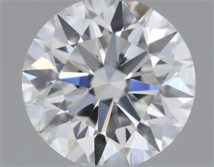 Picture of Natural Diamond 0.42 Carats, Round with Excellent Cut, G Color, VS1 Clarity and Certified by GIA