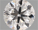 Natural Diamond 0.41 Carats, Round with Very Good Cut, F Color, SI1 Clarity and Certified by GIA