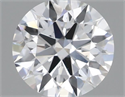 Natural Diamond 0.41 Carats, Round with Excellent Cut, F Color, SI1 Clarity and Certified by GIA