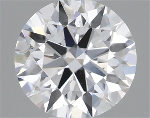 Picture of Natural Diamond 0.41 Carats, Round with Excellent Cut, F Color, SI1 Clarity and Certified by GIA