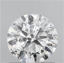 Natural Diamond 0.70 Carats, Round with Excellent Cut, E Color, I1 Clarity and Certified by IGI