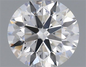 Picture of Natural Diamond 0.42 Carats, Round with Excellent Cut, G Color, VS2 Clarity and Certified by GIA