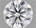 Natural Diamond 0.40 Carats, Round with Good Cut, F Color, SI2 Clarity and Certified by GIA