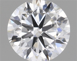 Picture of Natural Diamond 0.40 Carats, Round with Good Cut, F Color, SI2 Clarity and Certified by GIA