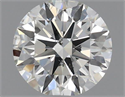 Natural Diamond 0.40 Carats, Round with Excellent Cut, J Color, SI1 Clarity and Certified by GIA