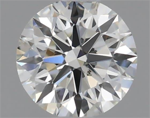 Picture of Natural Diamond 0.40 Carats, Round with Excellent Cut, J Color, SI1 Clarity and Certified by GIA