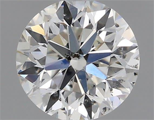 Picture of Natural Diamond 0.40 Carats, Round with Very Good Cut, I Color, SI2 Clarity and Certified by GIA