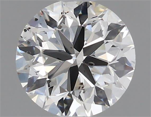 Picture of Natural Diamond 0.40 Carats, Round with Very Good Cut, I Color, SI1 Clarity and Certified by GIA