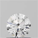 Natural Diamond 0.50 Carats, Round with Excellent Cut, F Color, I1 Clarity and Certified by IGI