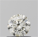 Natural Diamond 0.50 Carats, Round with Excellent Cut, J Color, SI2 Clarity and Certified by IGI