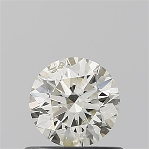 Picture of Natural Diamond 0.50 Carats, Round with Excellent Cut, J Color, SI2 Clarity and Certified by IGI