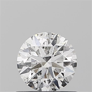 Picture of Natural Diamond 0.51 Carats, Round with Excellent Cut, F Color, SI2 Clarity and Certified by IGI