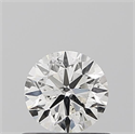 Natural Diamond 0.50 Carats, Round with Very Good Cut, H Color, SI1 Clarity and Certified by IGI