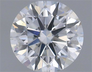 Picture of Natural Diamond 0.41 Carats, Round with Excellent Cut, D Color, SI1 Clarity and Certified by GIA