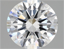 Natural Diamond 2.38 Carats, Round with Excellent Cut, H Color, IF Clarity and Certified by GIA