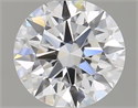 Natural Diamond 1.05 Carats, Round with Excellent Cut, D Color, FL Clarity and Certified by GIA