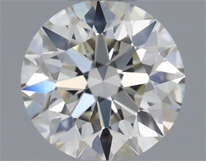 Picture of Natural Diamond 0.47 Carats, Round with Excellent Cut, K Color, VVS1 Clarity and Certified by GIA