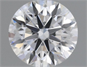 Natural Diamond 0.42 Carats, Round with Excellent Cut, F Color, SI1 Clarity and Certified by GIA