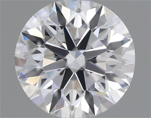 Picture of Natural Diamond 0.42 Carats, Round with Excellent Cut, F Color, SI1 Clarity and Certified by GIA