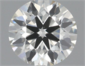 Natural Diamond 0.50 Carats, Round with Excellent Cut, J Color, SI1 Clarity and Certified by IGI