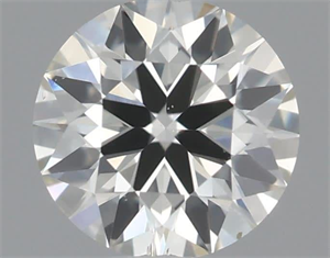 Picture of Natural Diamond 0.50 Carats, Round with Excellent Cut, J Color, SI1 Clarity and Certified by IGI