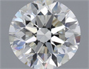 Natural Diamond 2.02 Carats, Round with Very Good Cut, J Color, IF Clarity and Certified by GIA