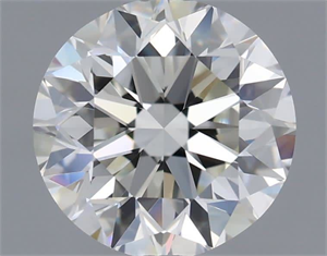 Picture of Natural Diamond 2.02 Carats, Round with Very Good Cut, J Color, IF Clarity and Certified by GIA