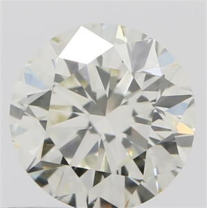 Picture of Natural Diamond 0.41 Carats, Round with Very Good Cut, K Color, VS1 Clarity and Certified by IGI