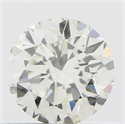 Natural Diamond 0.40 Carats, Round with Excellent Cut, J Color, VVS1 Clarity and Certified by IGI