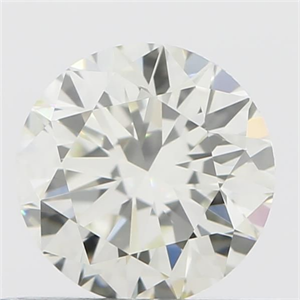 Picture of Natural Diamond 0.40 Carats, Round with Excellent Cut, J Color, VVS1 Clarity and Certified by IGI