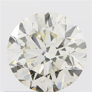 Picture of Natural Diamond 0.51 Carats, Round with Very Good Cut, K Color, VS2 Clarity and Certified by IGI