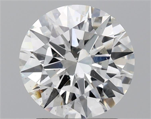 Picture of Natural Diamond 2.03 Carats, Round with Excellent Cut, H Color, SI2 Clarity and Certified by GIA