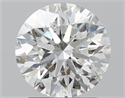 Natural Diamond 2.02 Carats, Round with Excellent Cut, H Color, SI2 Clarity and Certified by GIA