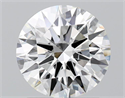 Natural Diamond 1.51 Carats, Round with Excellent Cut, H Color, VS2 Clarity and Certified by GIA