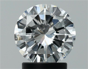 Picture of Natural Diamond 1.50 Carats, Round with Excellent Cut, E Color, IF Clarity and Certified by GIA